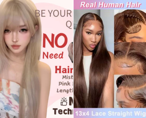 Wigs cover photo collage