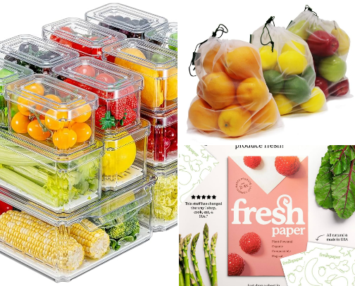 ❄️ Fridge Organization Tips & Tricks 2025 ✨ cover photo collage