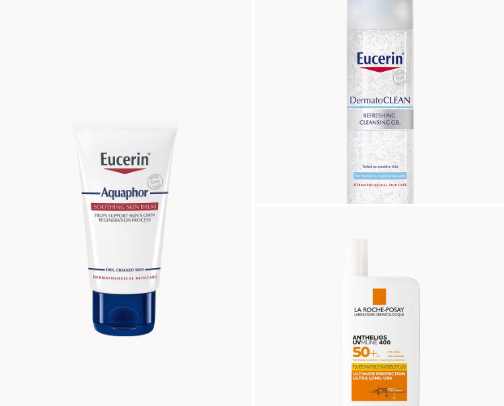 DRY skin essentials ! cover photo collage