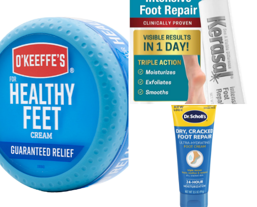 Foot care cover photo collage