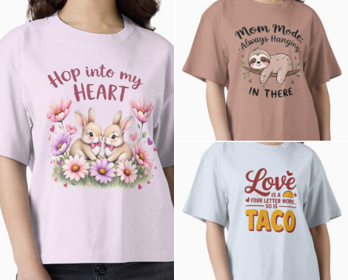 Fun And Unique T-Shirts cover photo collage