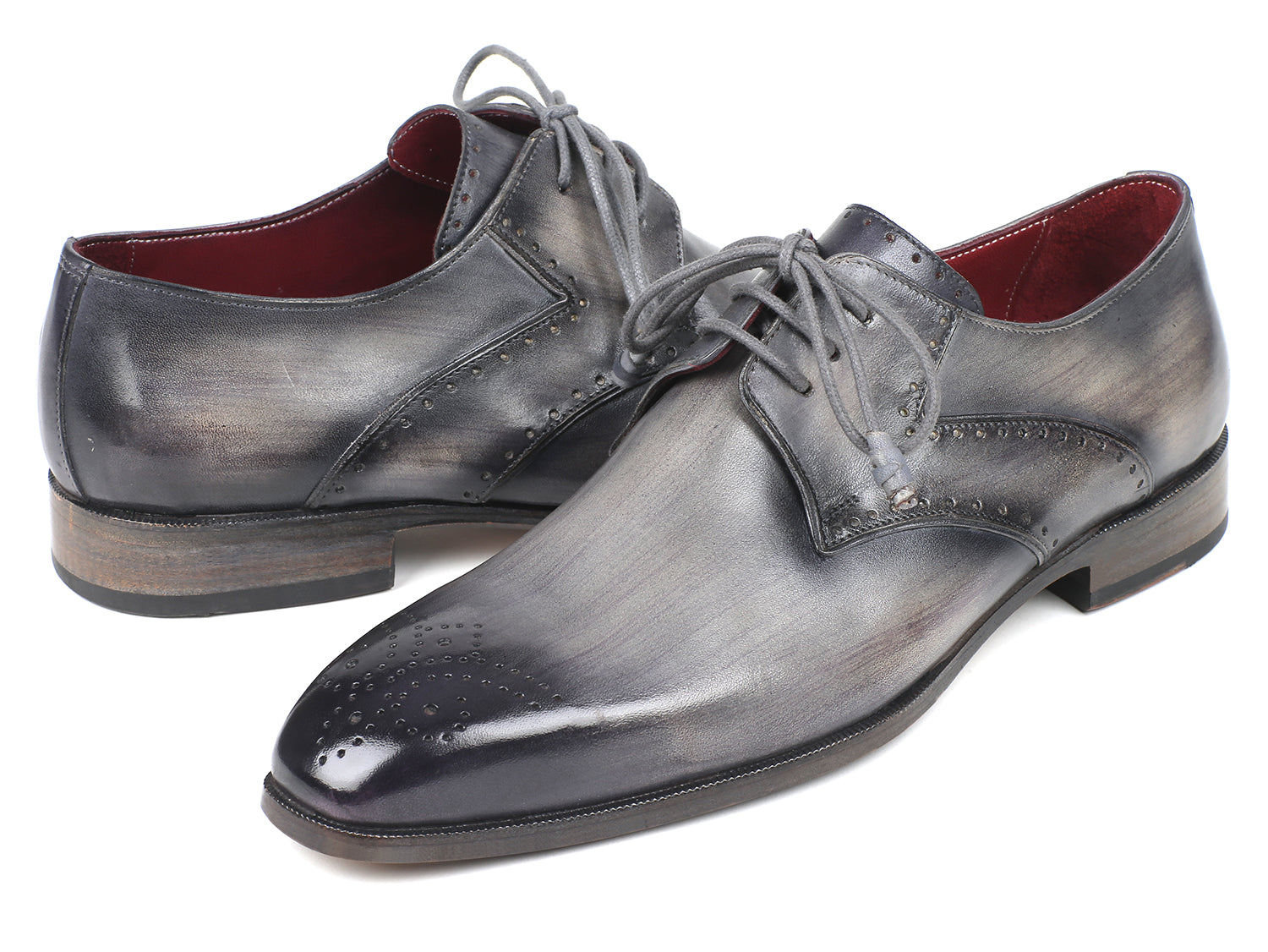 mens grey dress shoes outfit Navy Merino Wool Mid Calf Dress Socks main image 0