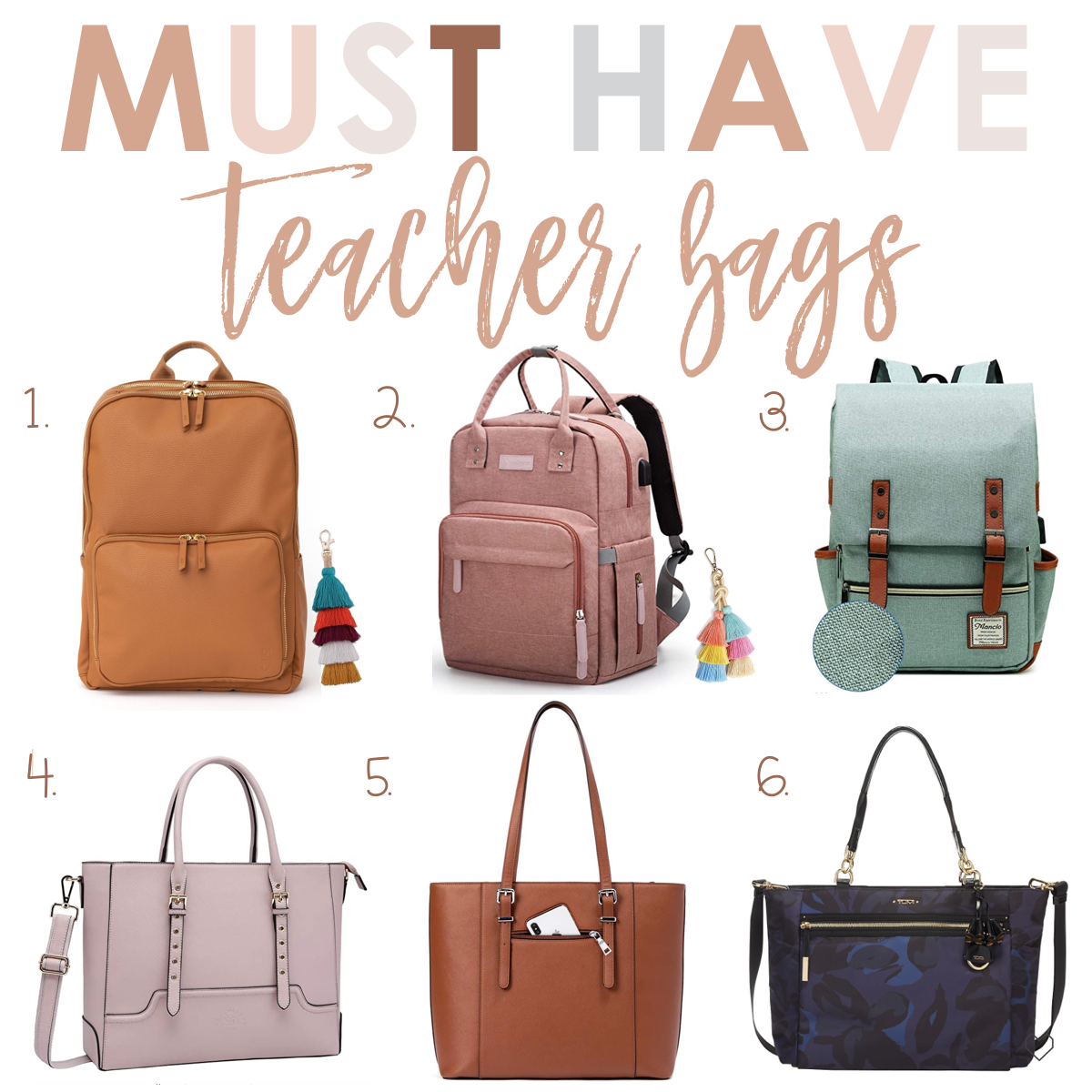 Teacher Must Haves cover photo collage