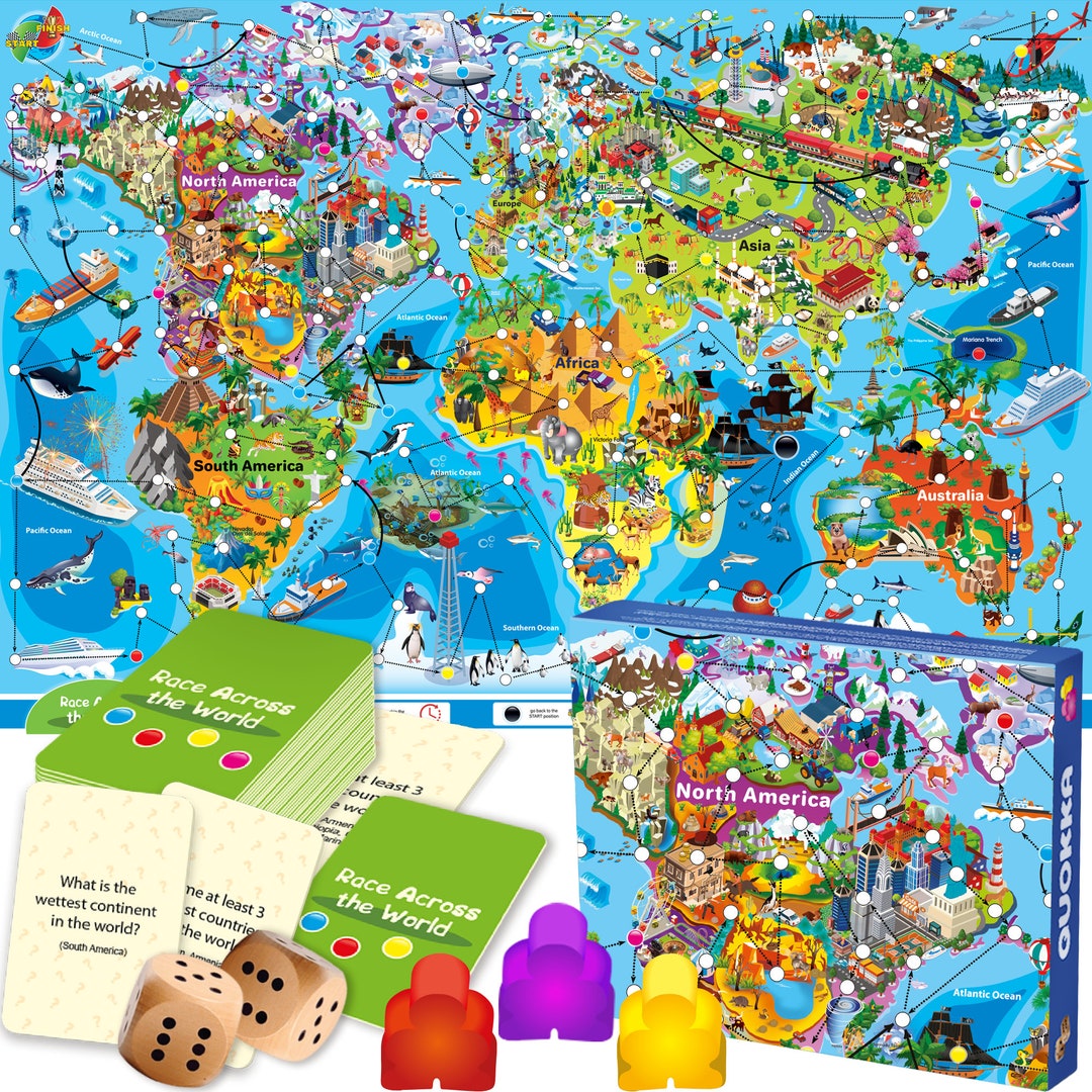 Where in the World? Board Games that Make Geography Fun cover photo collage