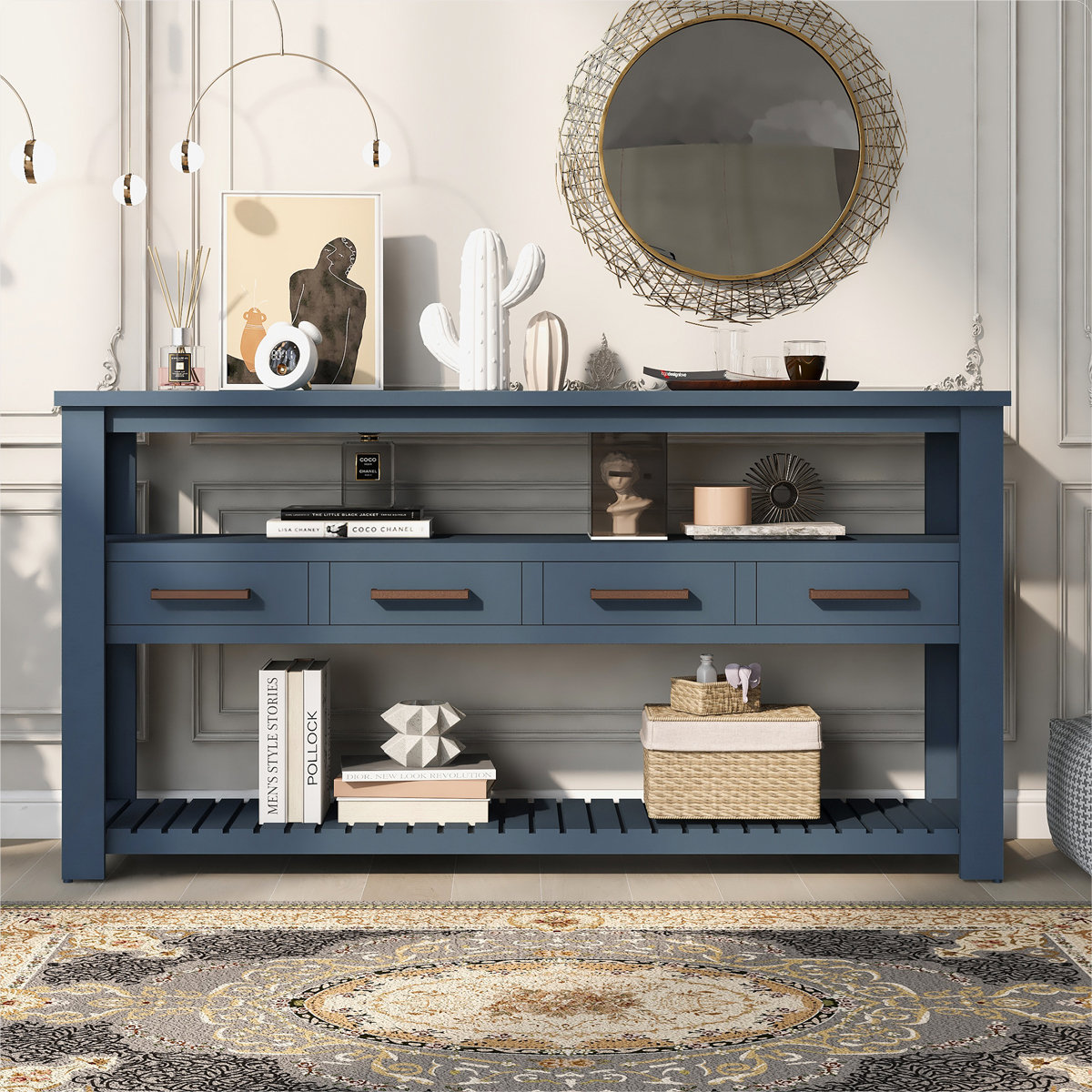 Consoles, Ottomans, Tables cover photo collage