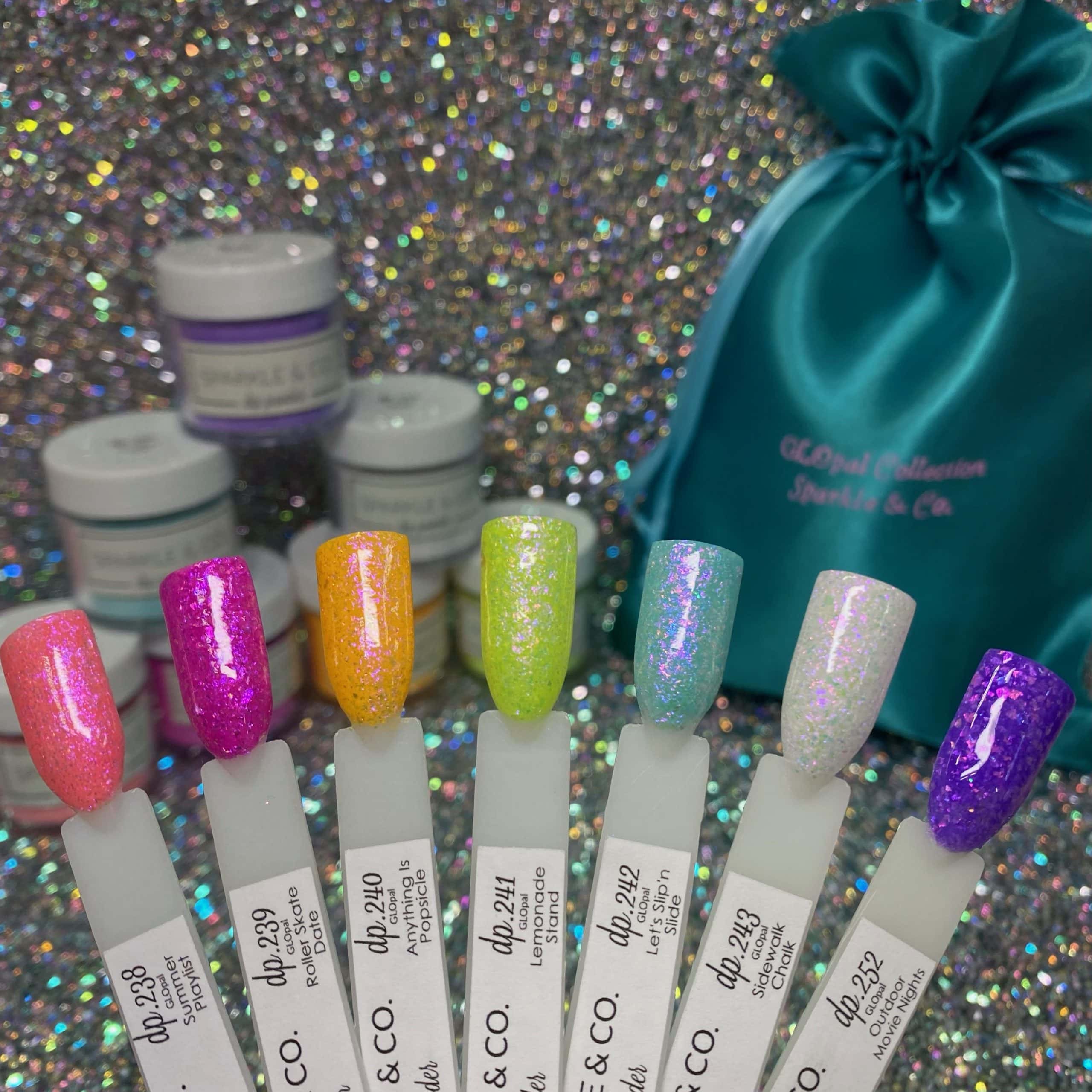 Dip powder colors and liquids to try cover photo collage
