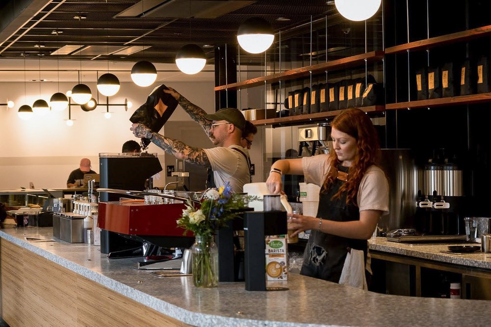 Caffeine Chronicles: Must-Visit Coffee Shops in Louisville cover photo collage