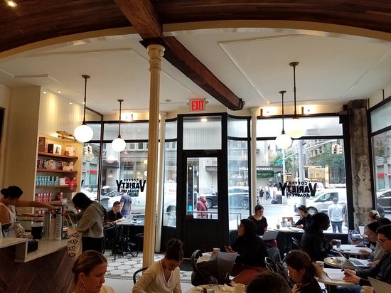The Best NYC Coffee Shops for Working on Laptops cover photo collage