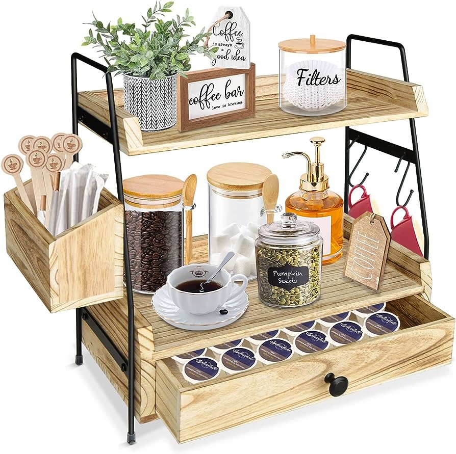 Everything you need for the perfect coffee bar! cover photo collage