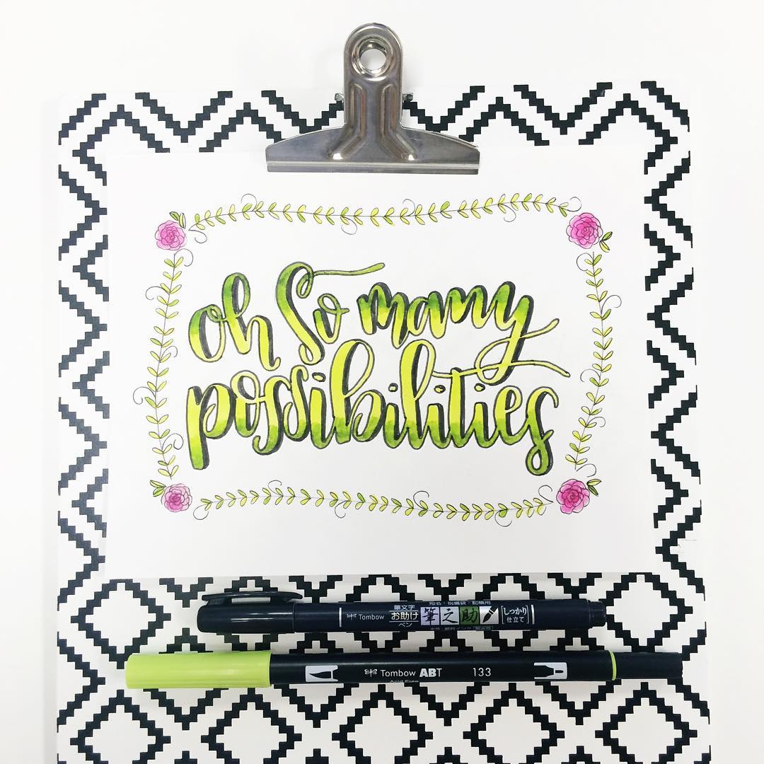 Modern Calligraphy: Tips and Tools for Beginners cover photo collage