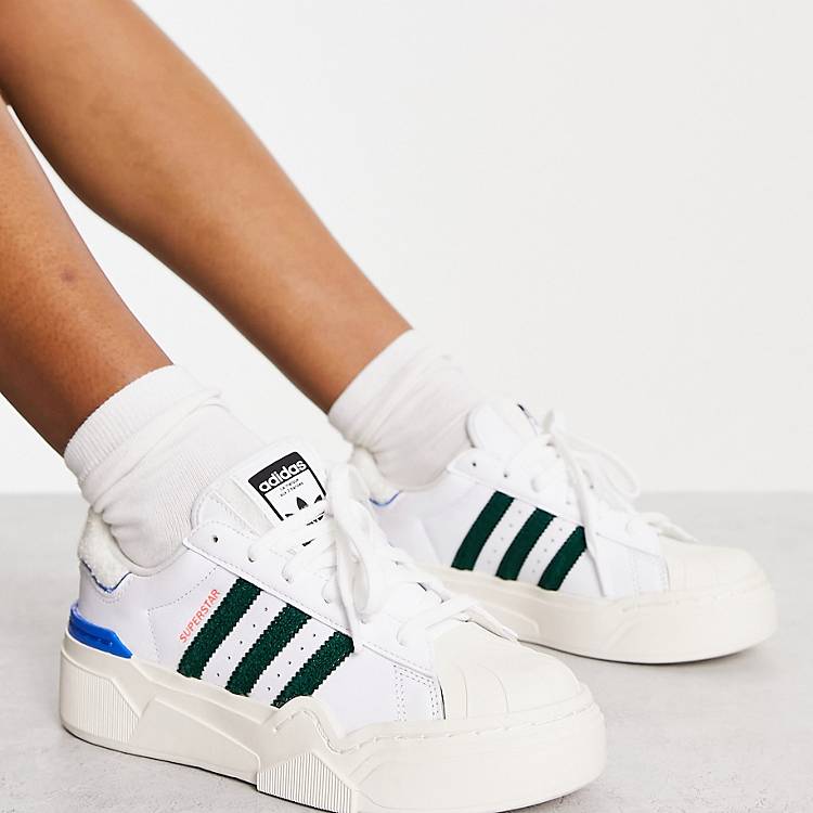 adidas gazelle silver green womens Adidas Stan Smith Bonega Platform Women's Sneaker 2B sherpa heel white   Kelsid Closet
