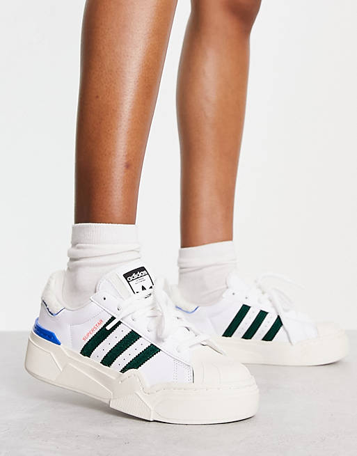 adidas gazelle silver green womens Adidas Stan Smith Bonega Platform Women's Sneaker 2B sherpa heel white   Kelsid Closet