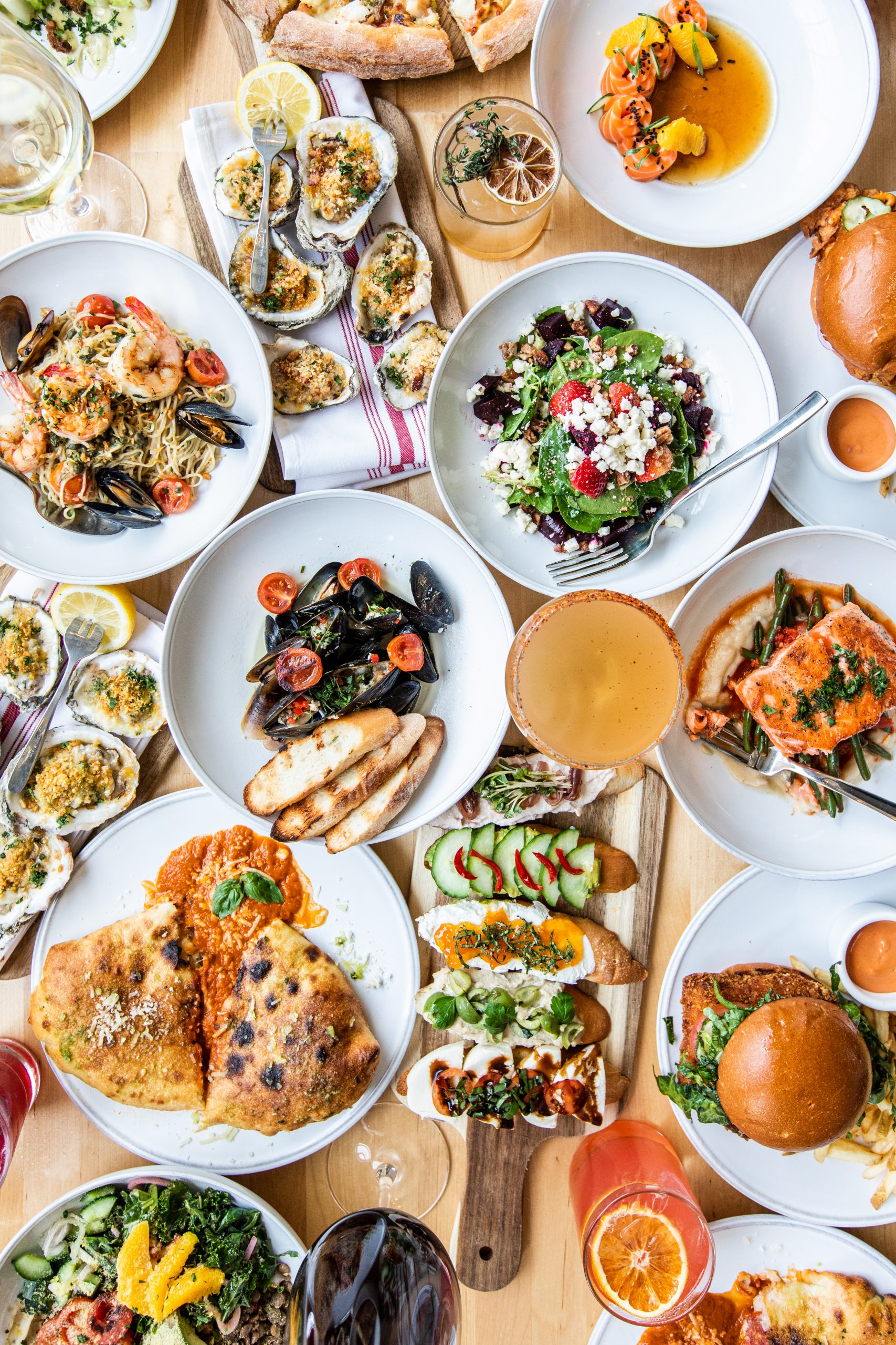 Houston Restaurants cover photo collage