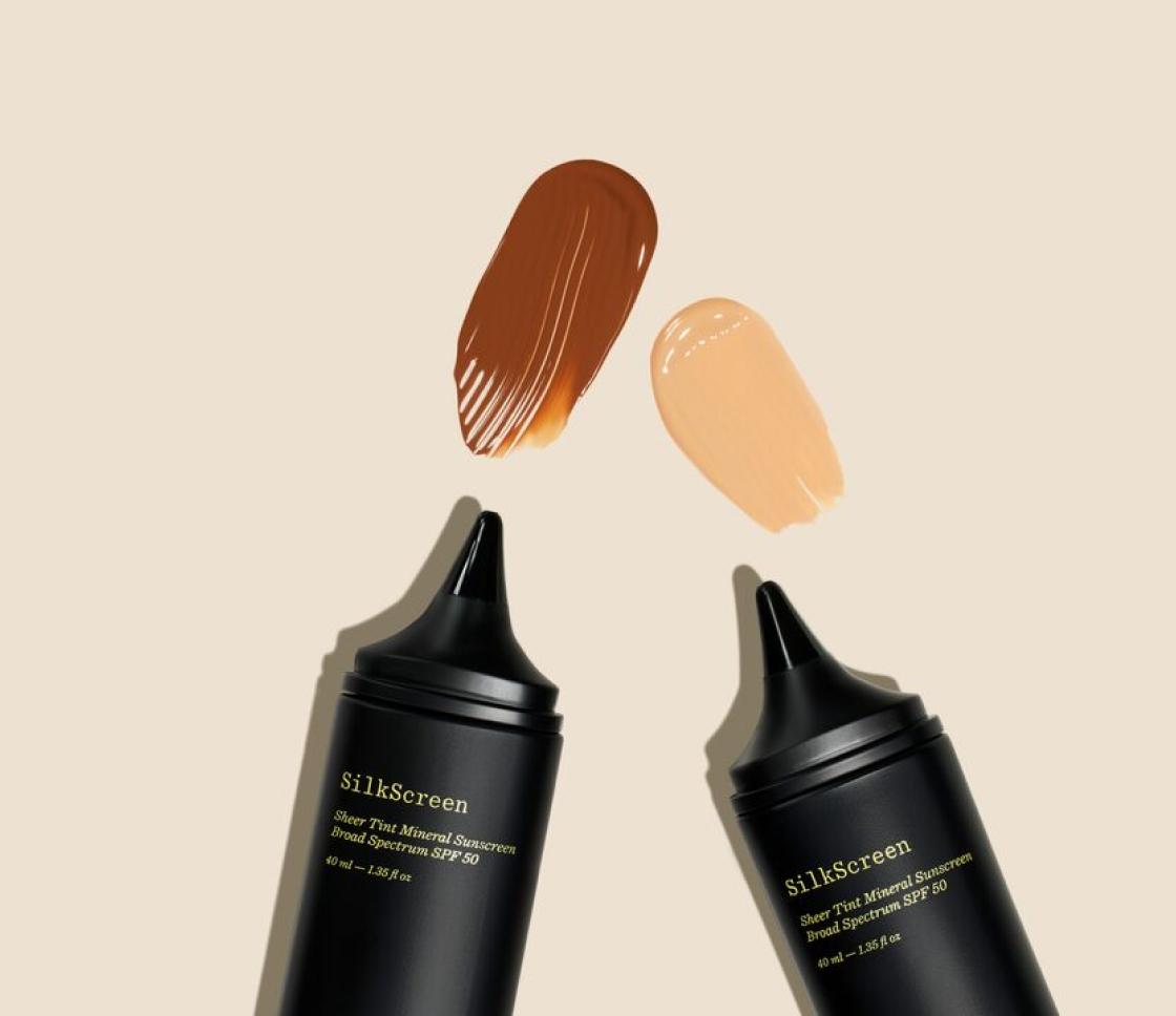 Hair, makeup and skincare cover photo collage