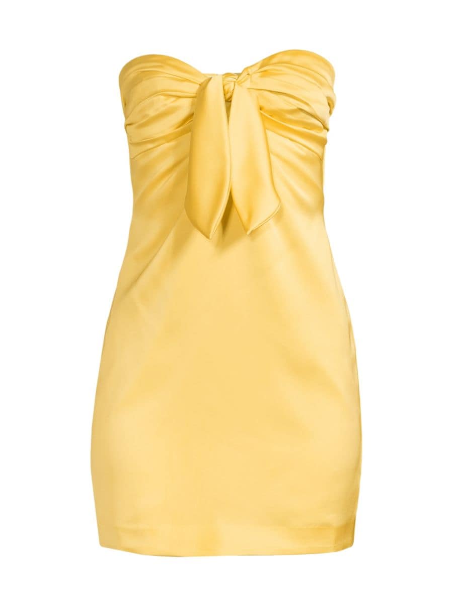 knee length dresses for ladies Ramy Brook Orion Mini Dress, Blue / 6