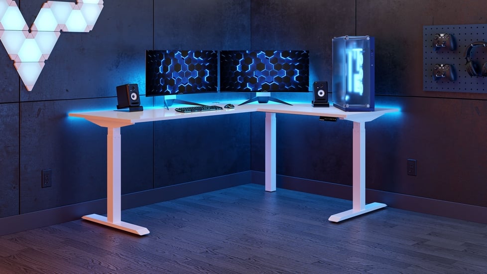 The Best Standing Desks and Desk Chairs For Home Offices cover photo collage