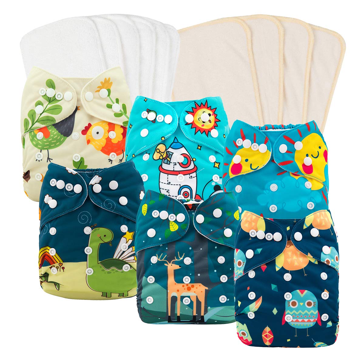 Cloth Diaper Bare Necessities cover photo collage
