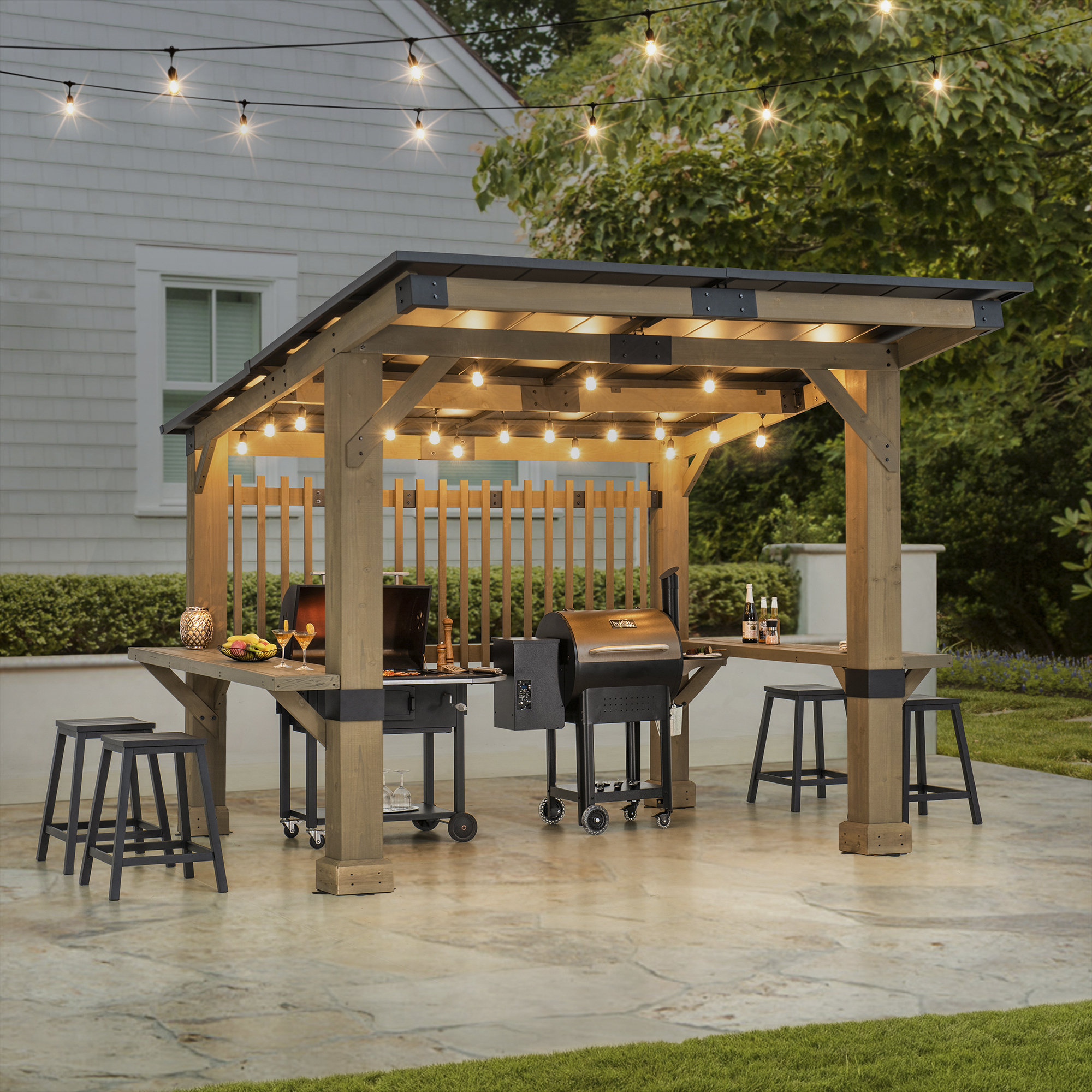 Backyard Vibes cover photo collage