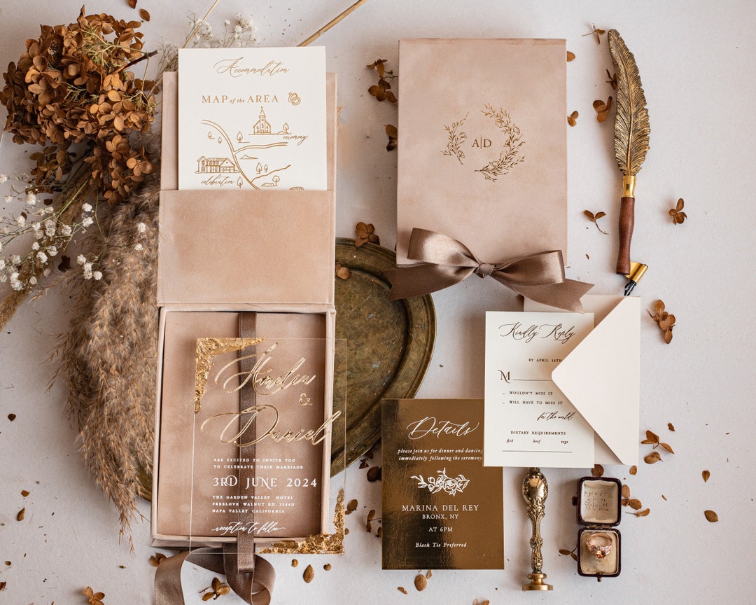 Wedding Invitation Inspiration cover photo collage