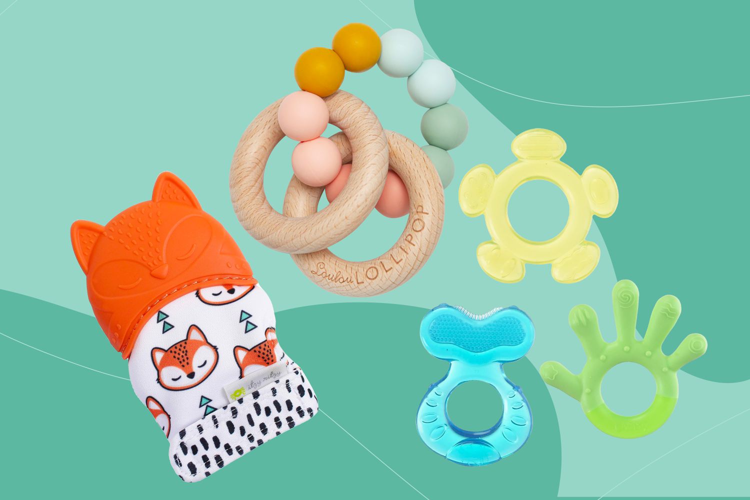 My favorite baby toys! cover photo collage