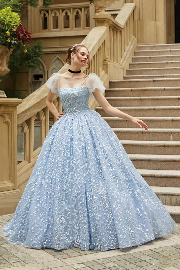 princess dress reference Malena Couture One Shoulder Princess Dress