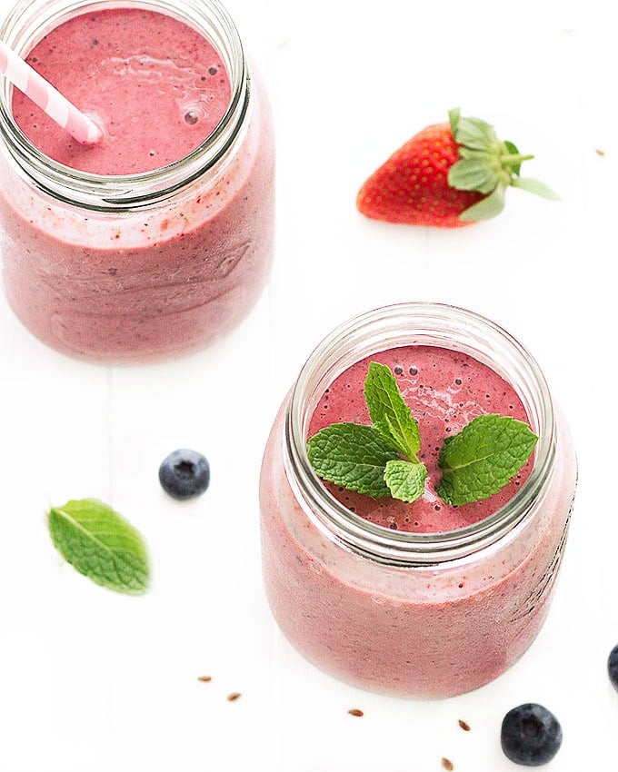 Smoothies that make you glow inside out! cover photo collage