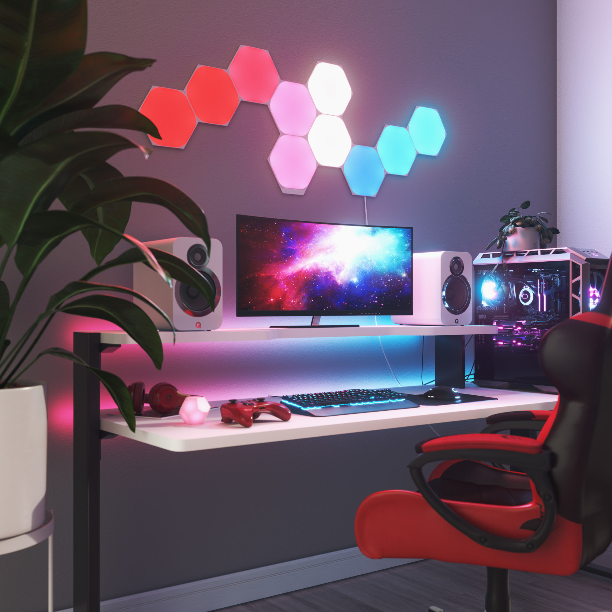 Things from My Gaming Setup cover photo collage