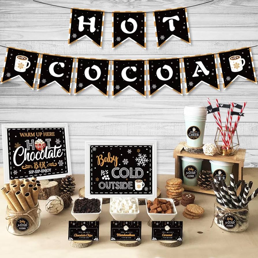 Hot Cocoa Bar cover photo collage