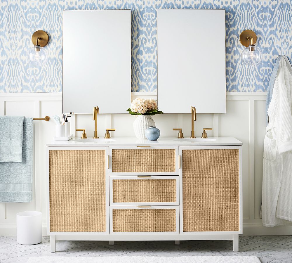 Who can resist these dreamy coastal bathrooms? cover photo collage