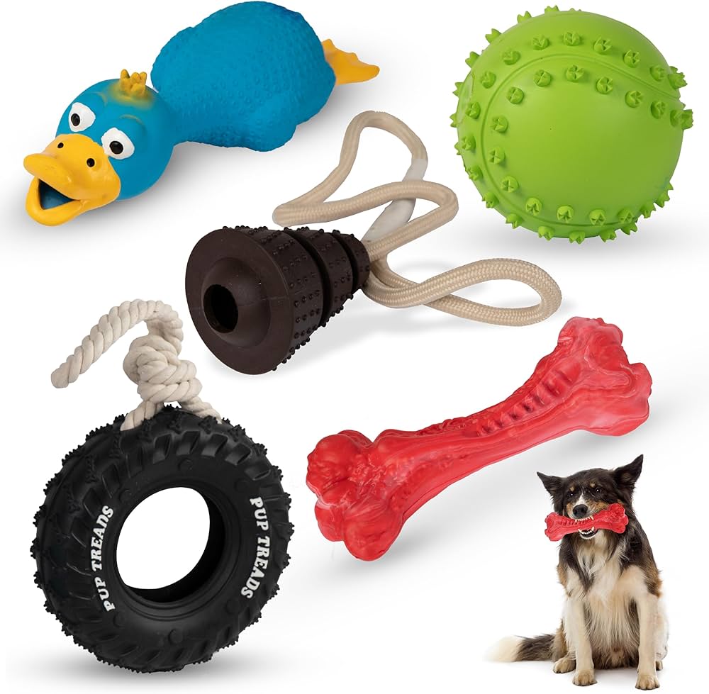 Dog Toys & Enrichment cover photo collage