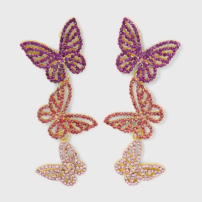 Butterflies are back! Newest SUGARFIX by BaubleBar earrings at Target cover photo collage