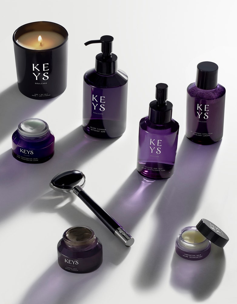 Skincare products for all skin types cover photo collage