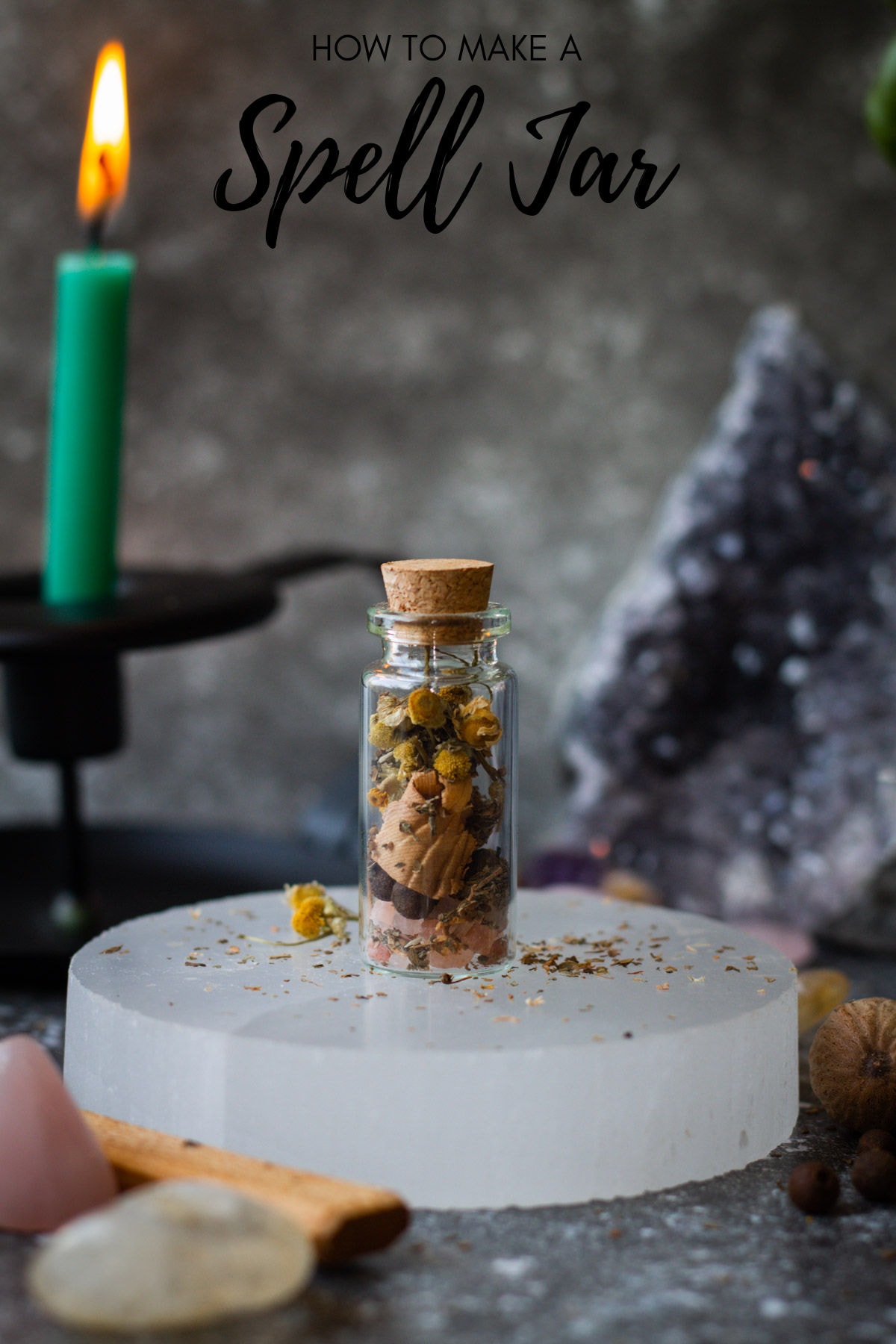 Spell Jars 101 DIY cover photo collage