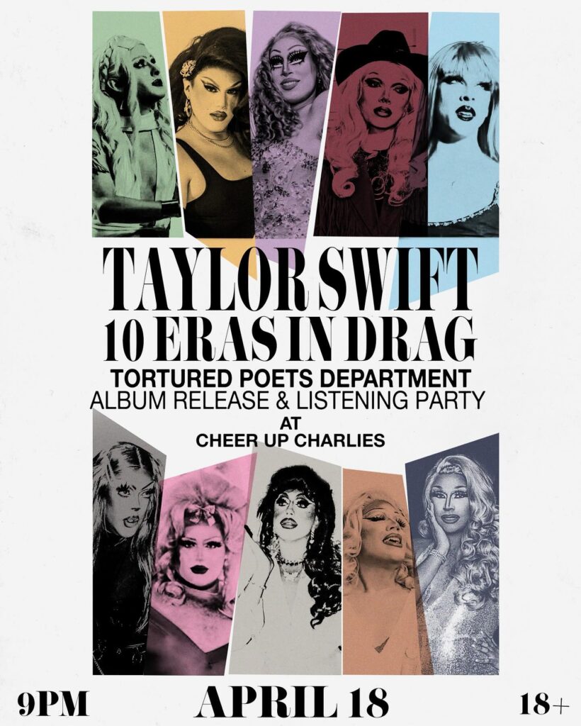 Tales from The Tortured Poets Department cover photo collage