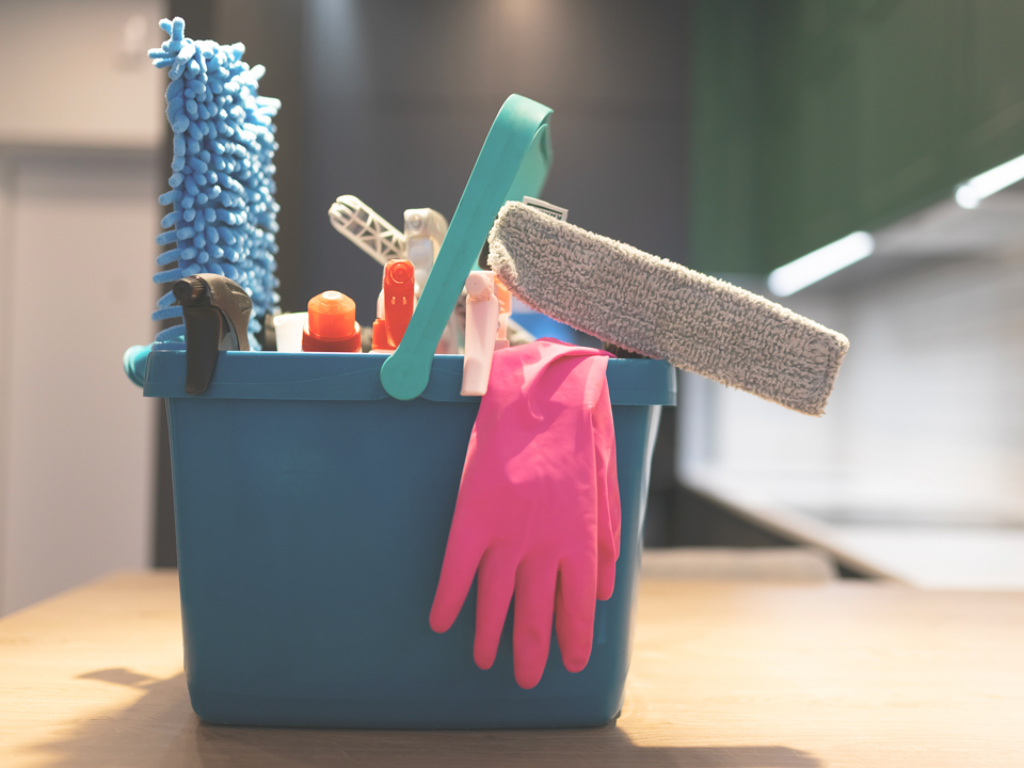 Eco-Friendly + Pet-Safe Cleaning Products cover photo collage