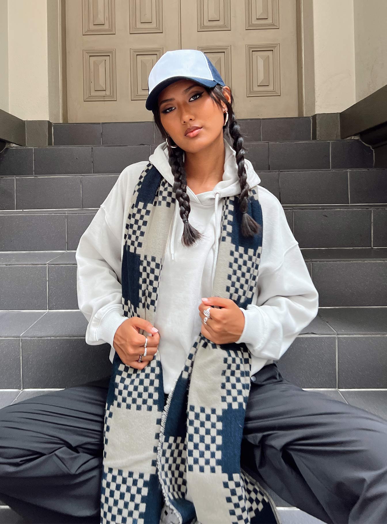 Oversized  Scarves cover photo collage