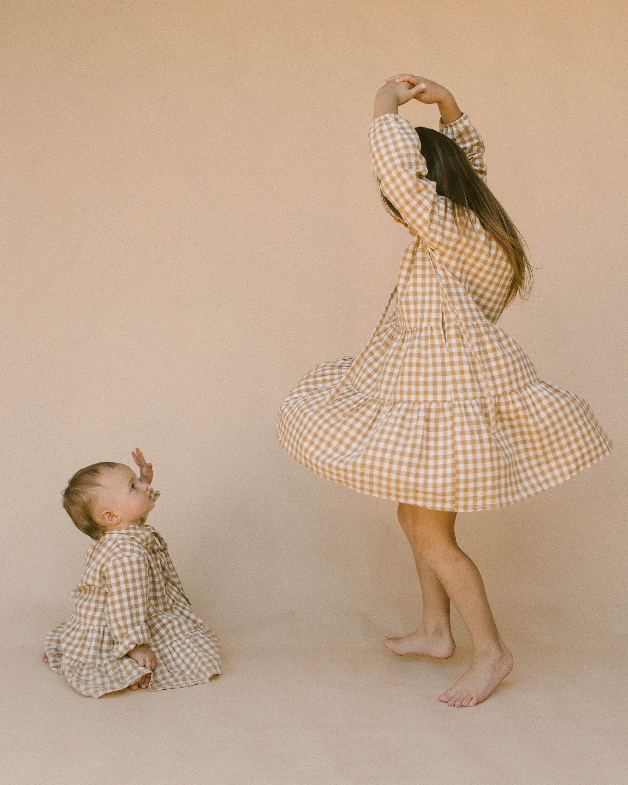 sachin and babi light blue dress Avalon Smock Dress- Candy Gingham – Wilson and Hunter main image 0