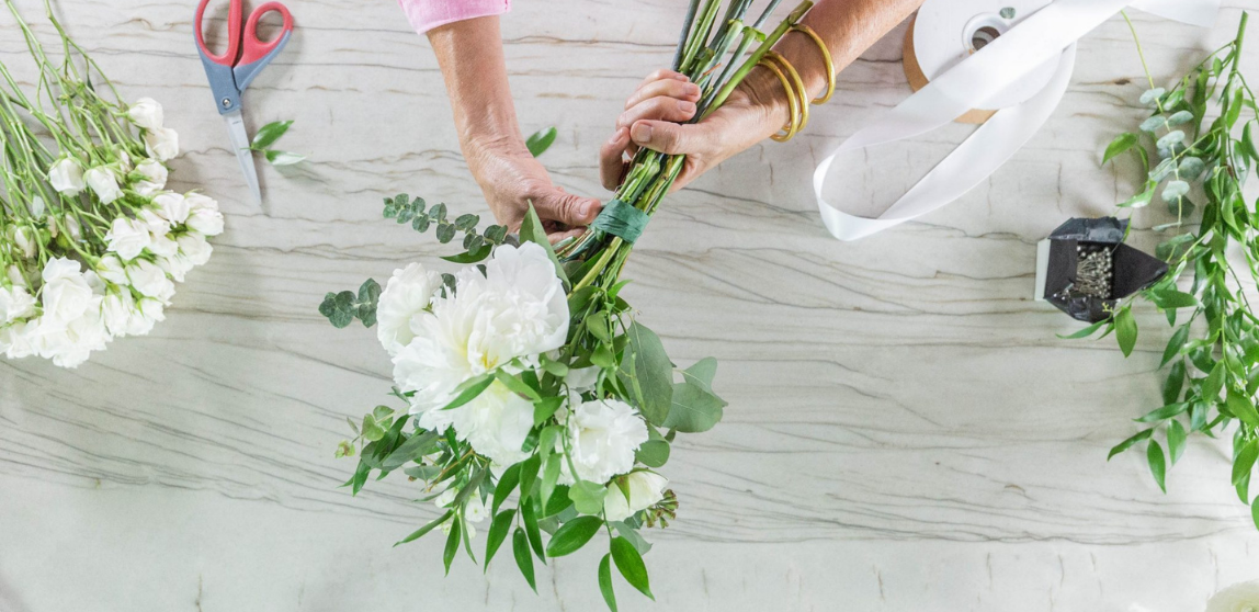 DIY Wedding/Elopement Bouquet + Boutonniere | Portland, Or cover photo collage