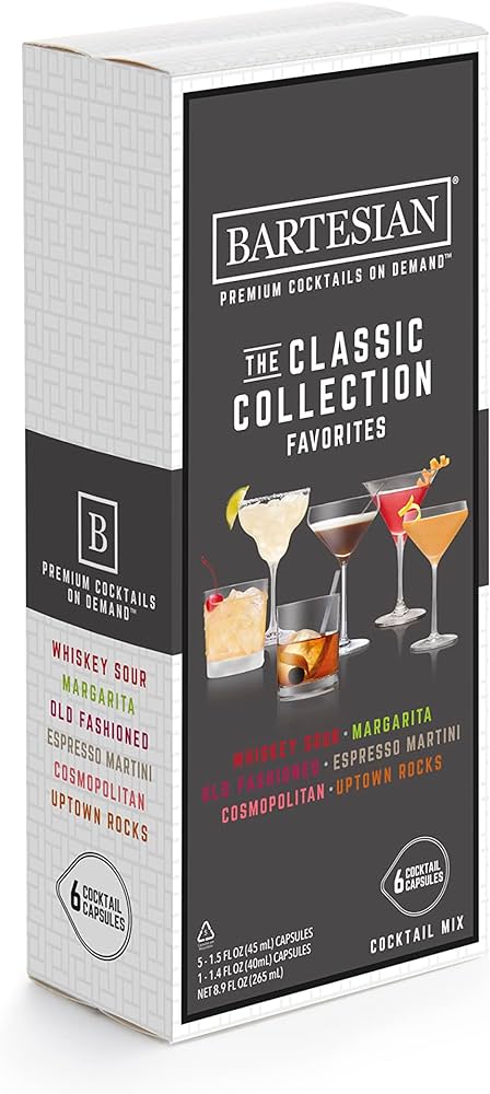 Automatic Cocktail Maker Bartesian 16-Pack Old Fashioned Mixer Capsules For Drink Maker main image 1