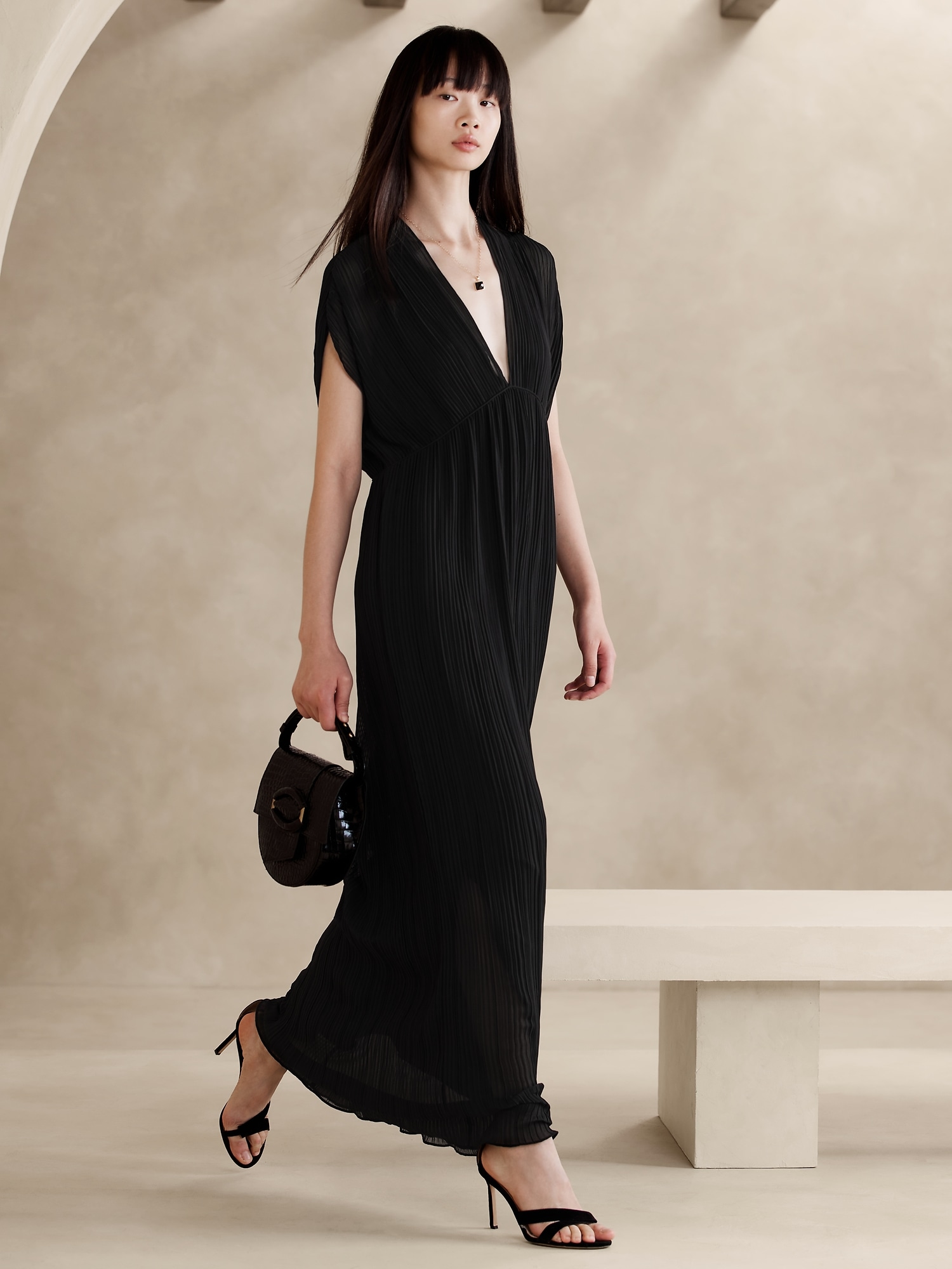 women's velvet dresses Berylove Women Burgundy Ruffled Long Velvet Wedding Guest Dress A Line V  Neck Long Sleeves Formal Dress