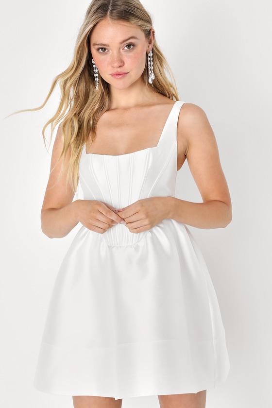 coral strapless mini dress Thats So Fetch | Linda Mini Dress | Coral