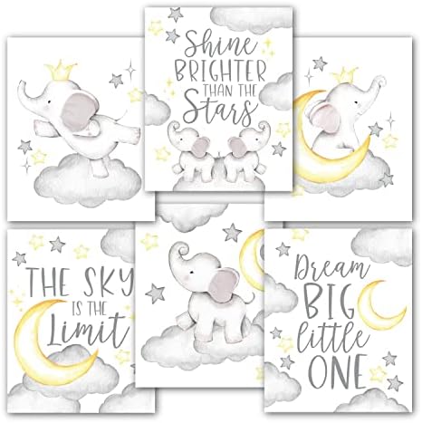 Elephant Nursery Decor cover photo collage