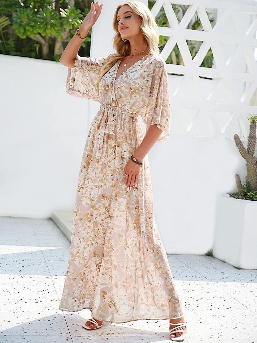 knee length dresses for ladies White Royal Toscana Linen Dress