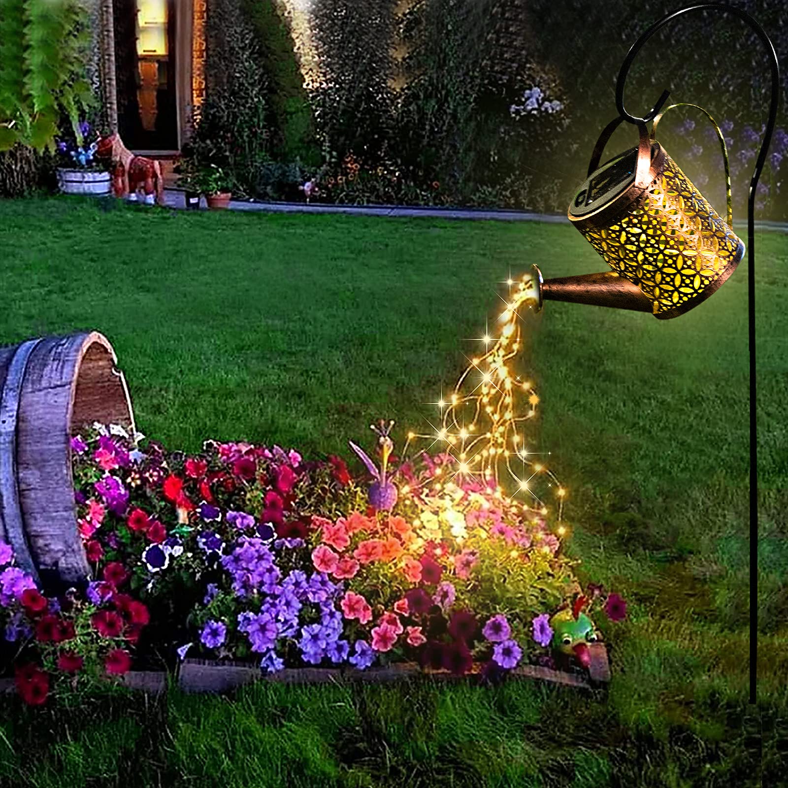 Yard and Garden Solar Lighting Idea cover photo collage
