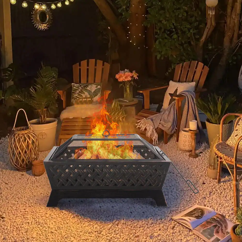 My Favorite Backyard Firepit Necessities cover photo collage