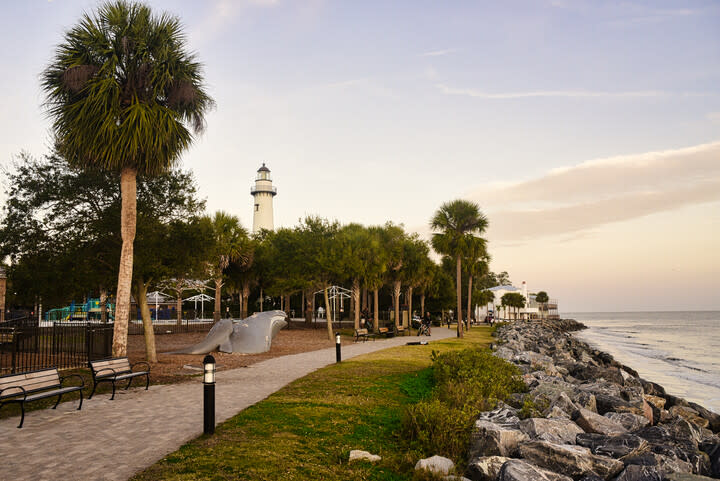 Run Away to St. Simons, GA cover photo collage