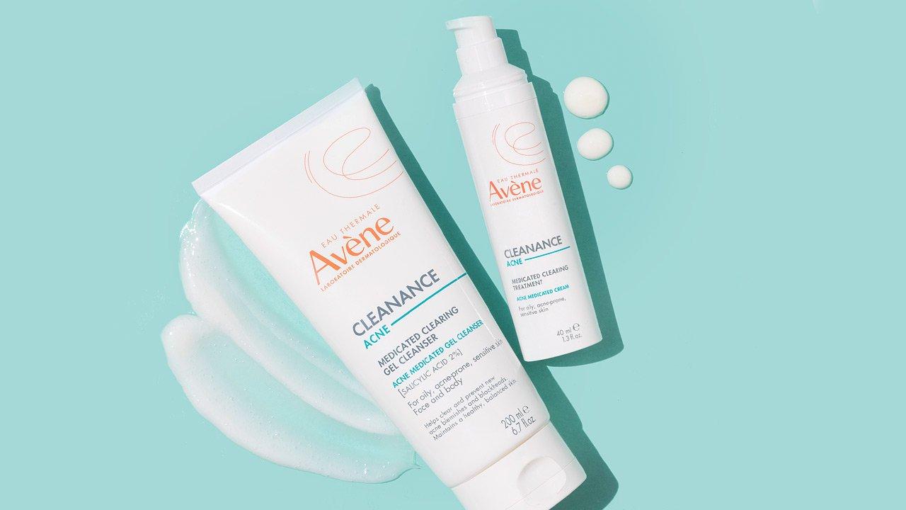 Skincare for sensitive red skin cover photo collage