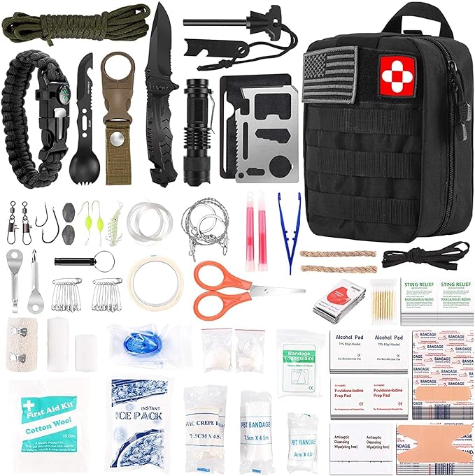 Natural Disaster Prep/Survival Supplies cover photo collage