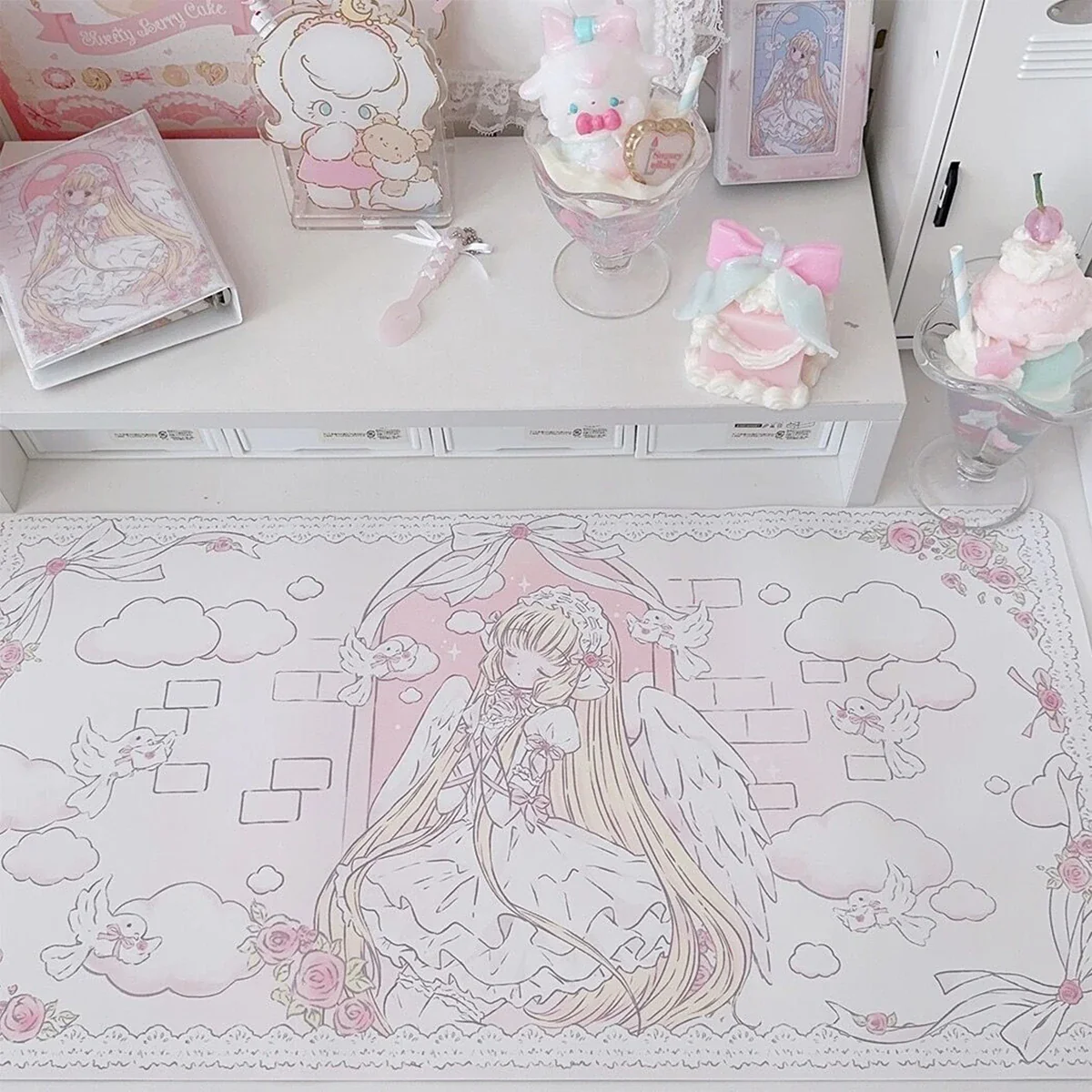 Sweet kawaii decorations to create a dreamy gamer girl space cover photo collage