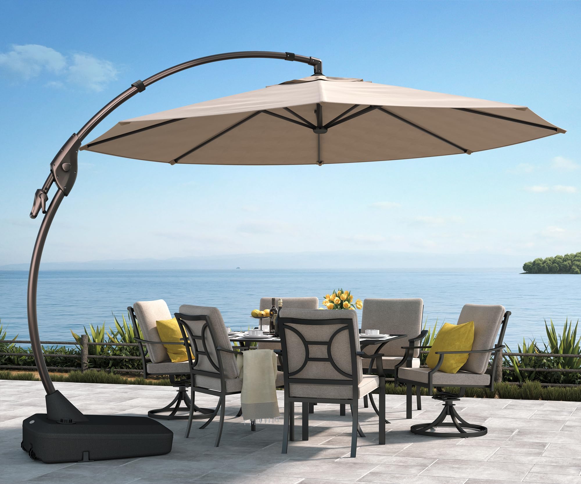 custom printed patio umbrella Custom Patio Umbrella (6-Panel) | Market Umbrella